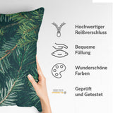 Health pillow with green fir branches