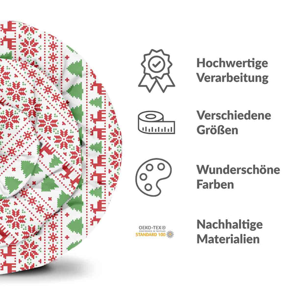 Set di biancheria da letto con coperte terapeutiche Natale in Norvegia
