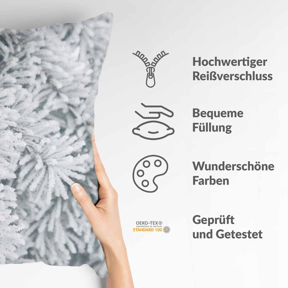 Cuscino sanitario con stalattiti di ghiaccio