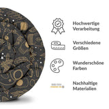 Set di biancheria da letto con coperta terapeutica nero magico