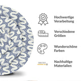 Therapy blanket and bedding set, blue and white waves.