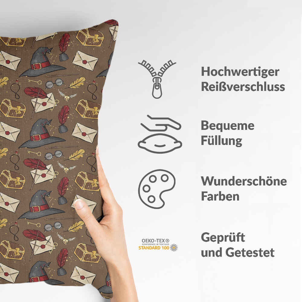 Gezondheidskussen sprekende hoed