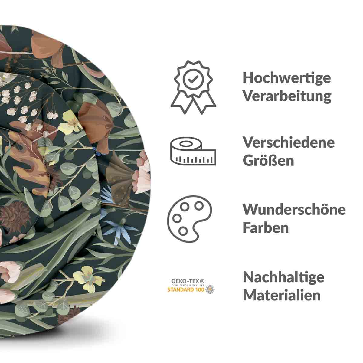 Originele therapiedeken - katoenen hoes herfstweide