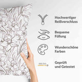 Almohada de salud con narcisos