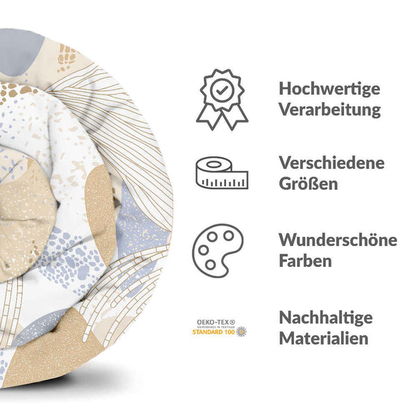 Coperte terapeutiche con rivestimento in cotone anemone di mare oro
