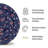 Therapiedekens katoenen hoes blauw zwarte bes