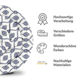 Coperte terapeutiche con rivestimento in cotone motivo marinaresco blu