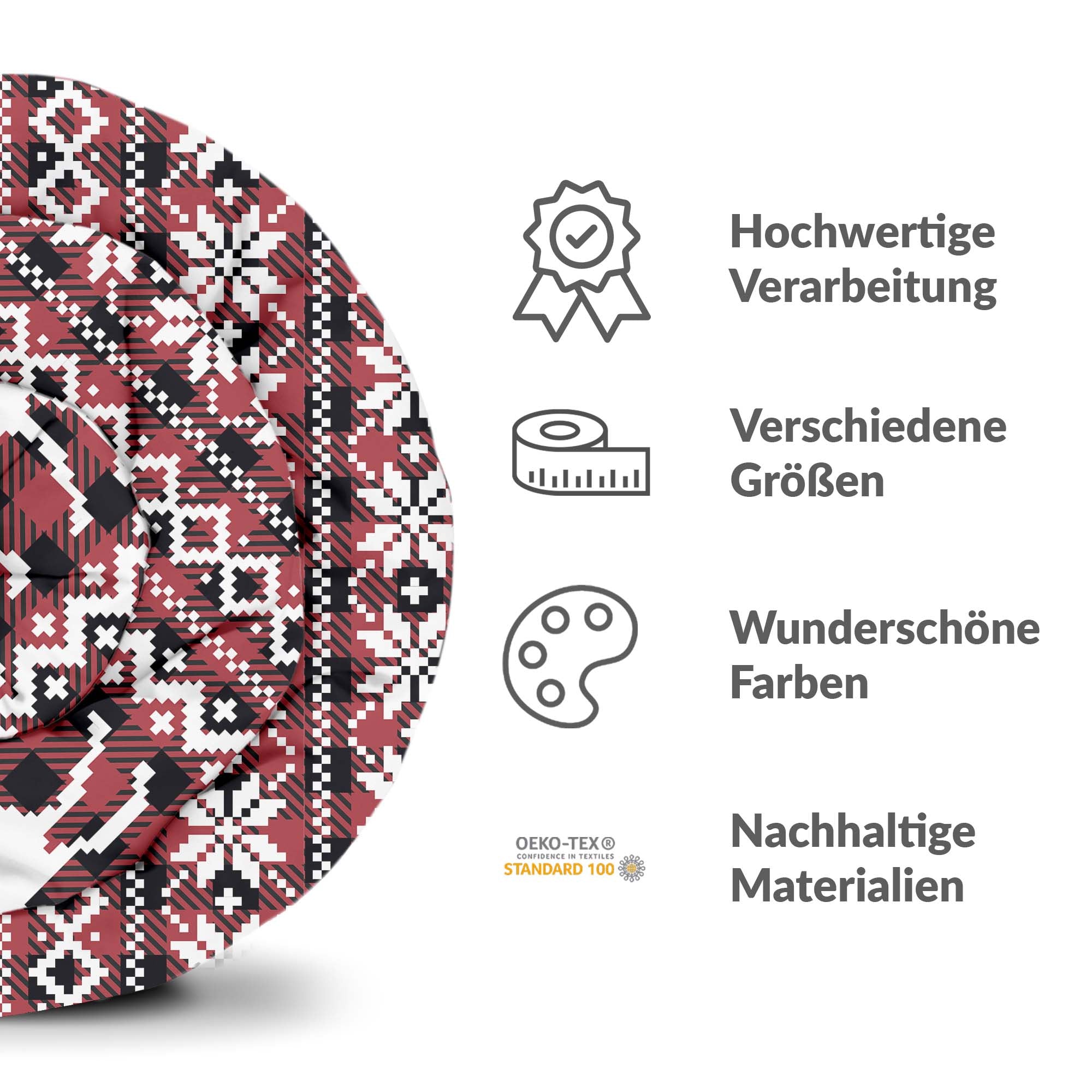 Therapiedekens beddengoedset ruit met rendier