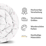 Set di biancheria da letto con coperte terapeutiche bianco con piccoli gatti