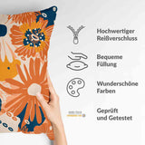 Almohada de salud con flores de gerbera