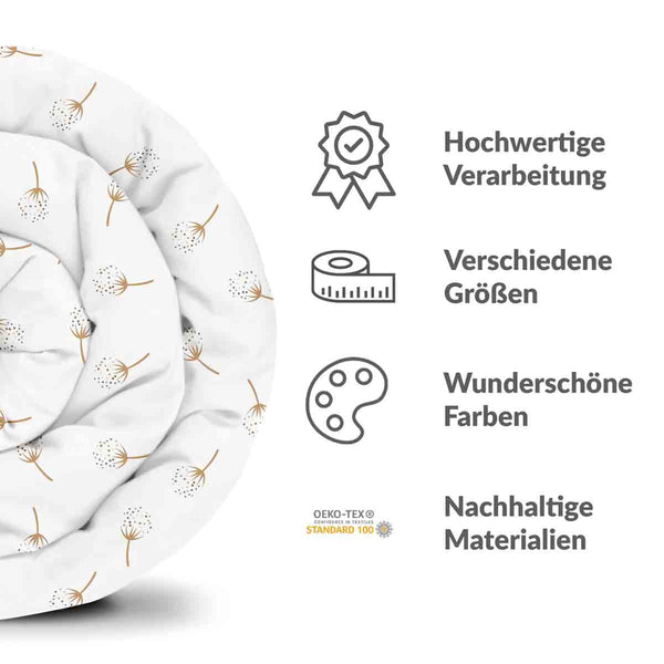 Coperte terapeutiche con rivestimento in cotone bianco con soffioni