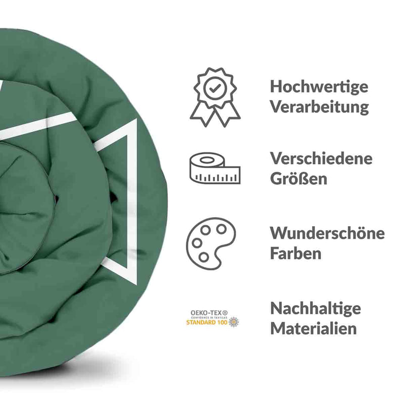 Therapy blankets bedding set Dalgona shapes