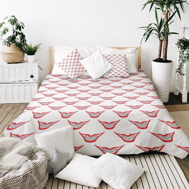 Therapy blanket bedding set white joker