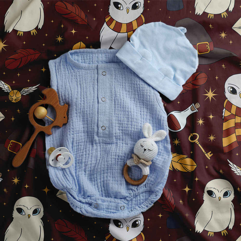 Therapy blanket bedding set brown Hedwig