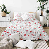 Therapy blankets bedding set Love gives wings