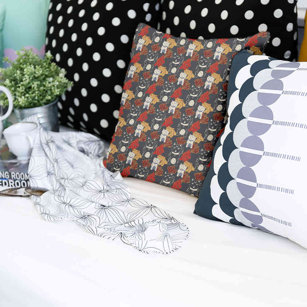 Gezondheidskussen Winkekatze