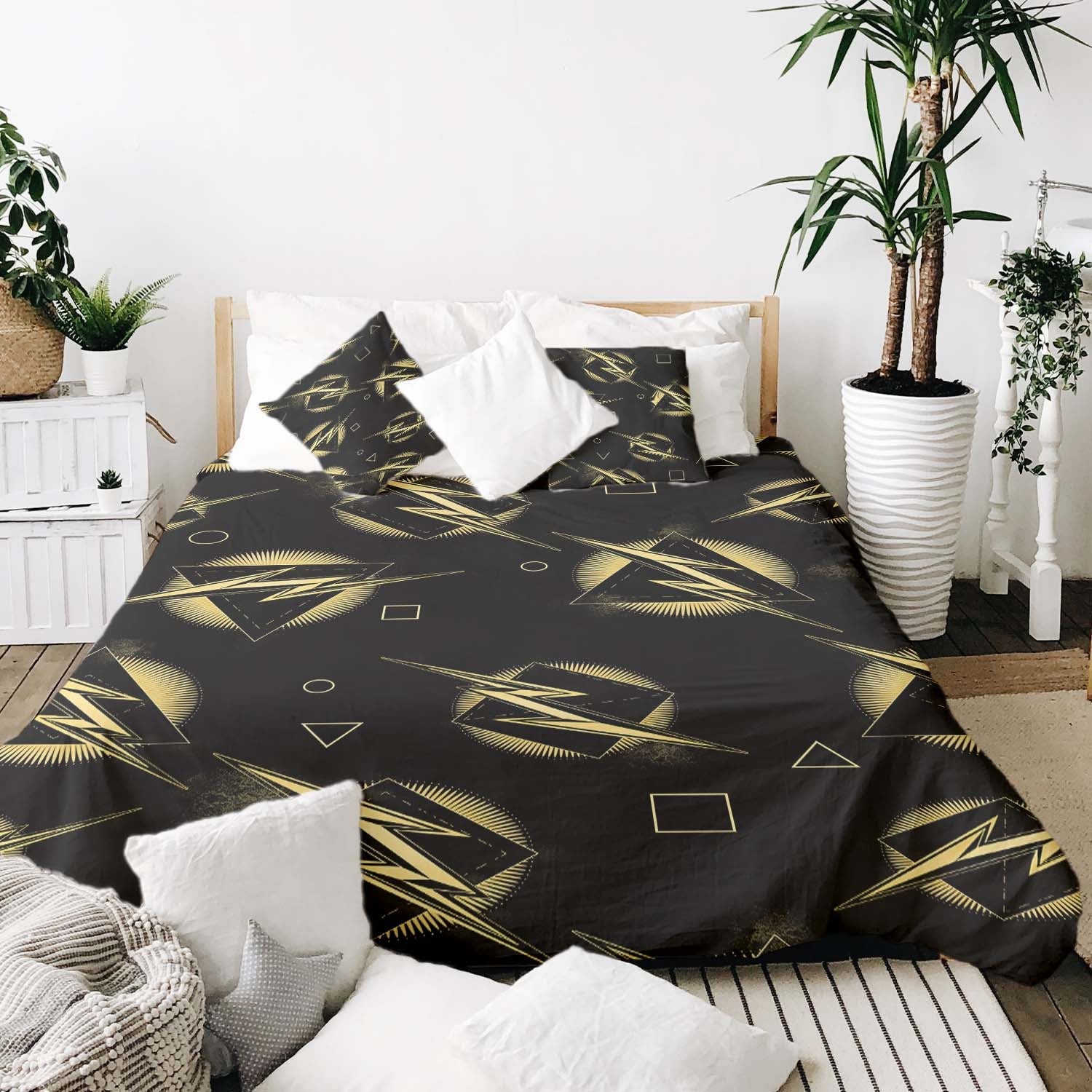 Coperta terapeutica originale - Rivestimento in cotone lampo giallo