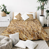 Set di biancheria da letto con coperta terapeutica e fieno