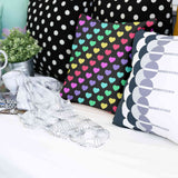 Health pillows colorful hearts