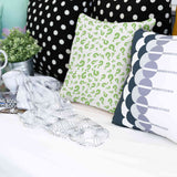 Health pillows with green question marks