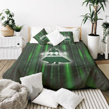 Therapy Blanket Bedding Set Green Matrix II