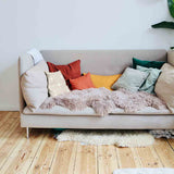 Health pillow beige with shapes