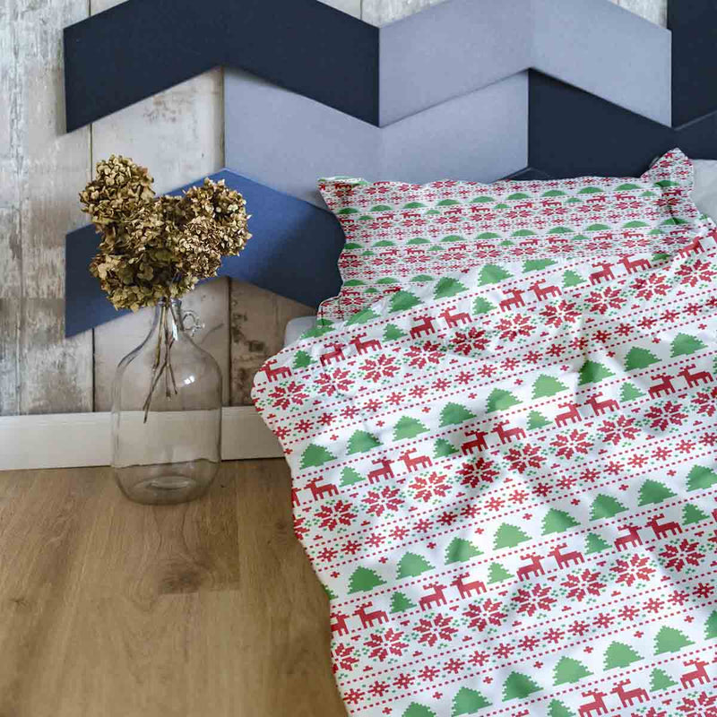 Set di biancheria da letto con coperte terapeutiche Natale in Norvegia