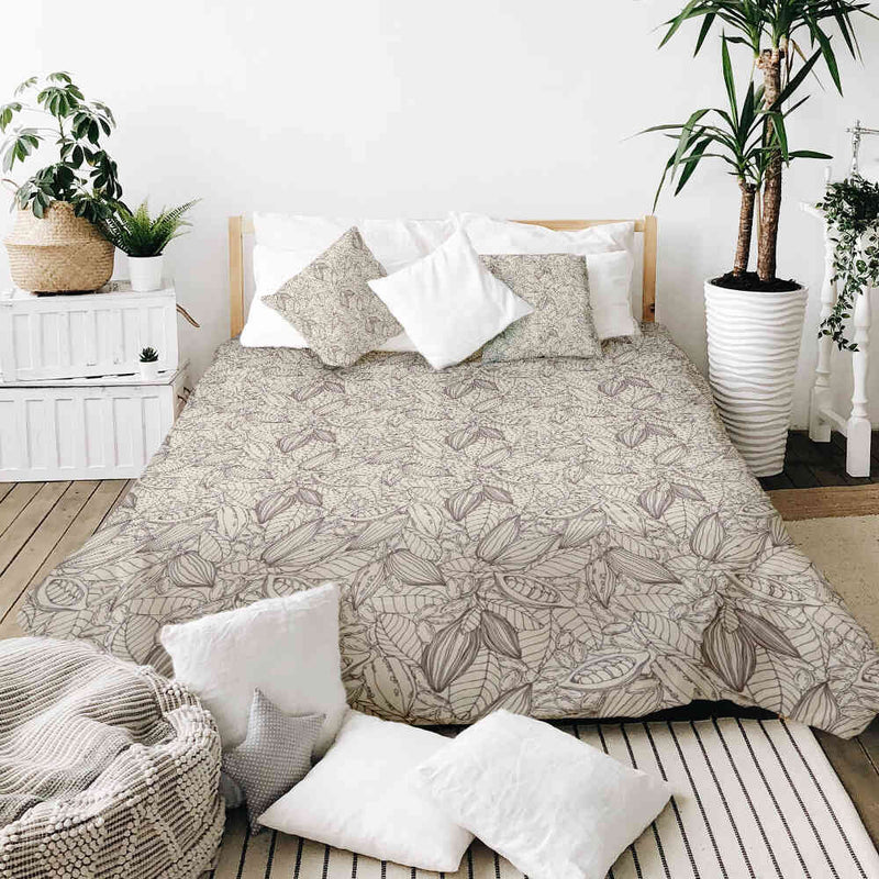 Therapy blanket bedding set cocoa plant