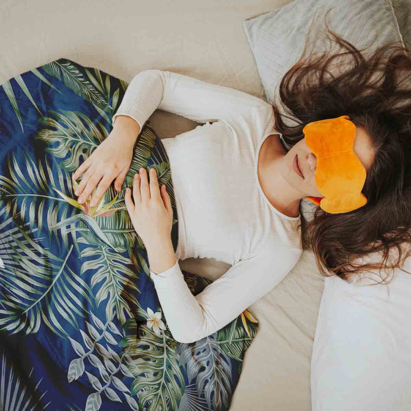 Set de ropa de cama con manta terapéutica Selva tropical