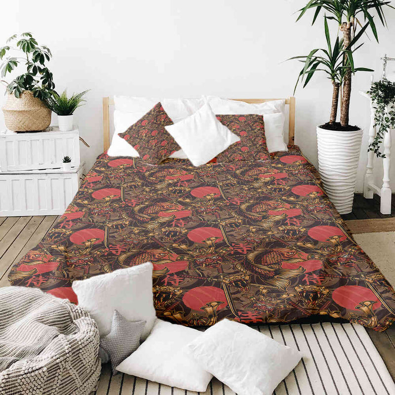 Therapy blankets bedding set Chinese martial arts