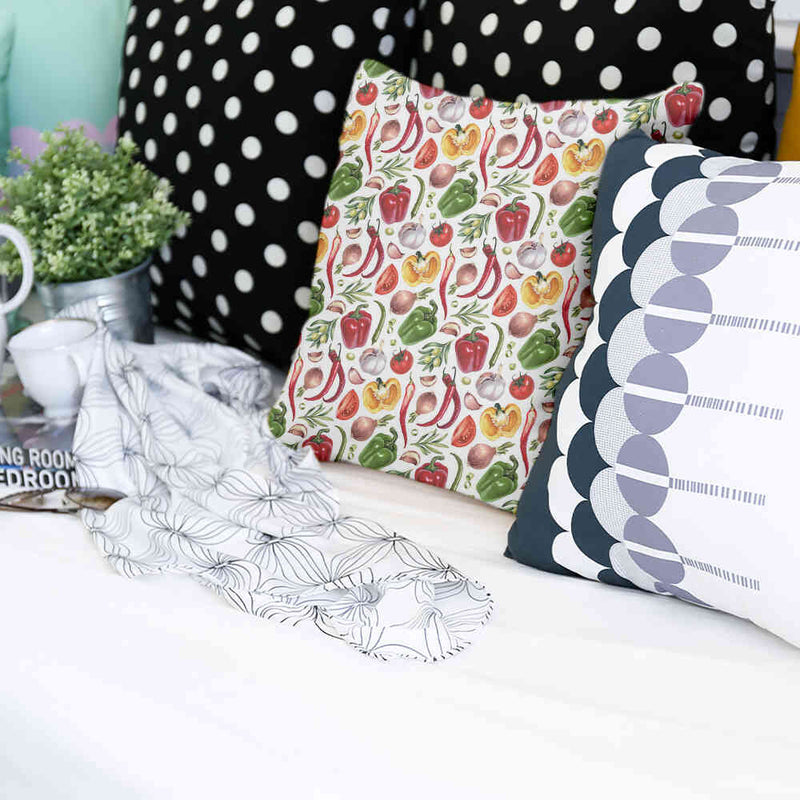 Health pillow with vegetables