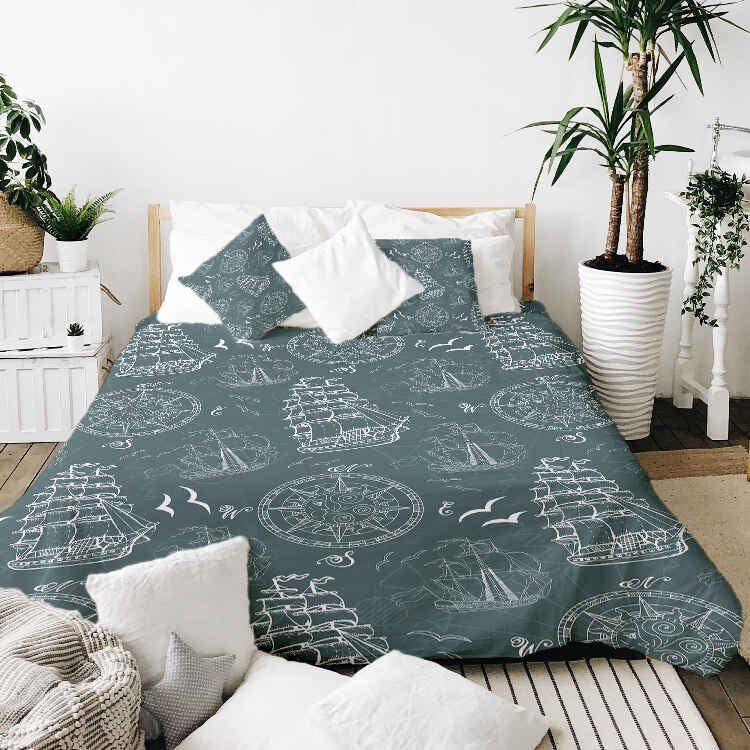 Coperte terapeutiche con rivestimento in cotone con navi