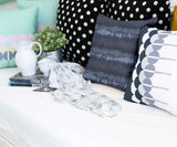 Cuscino salute onde sonore blu