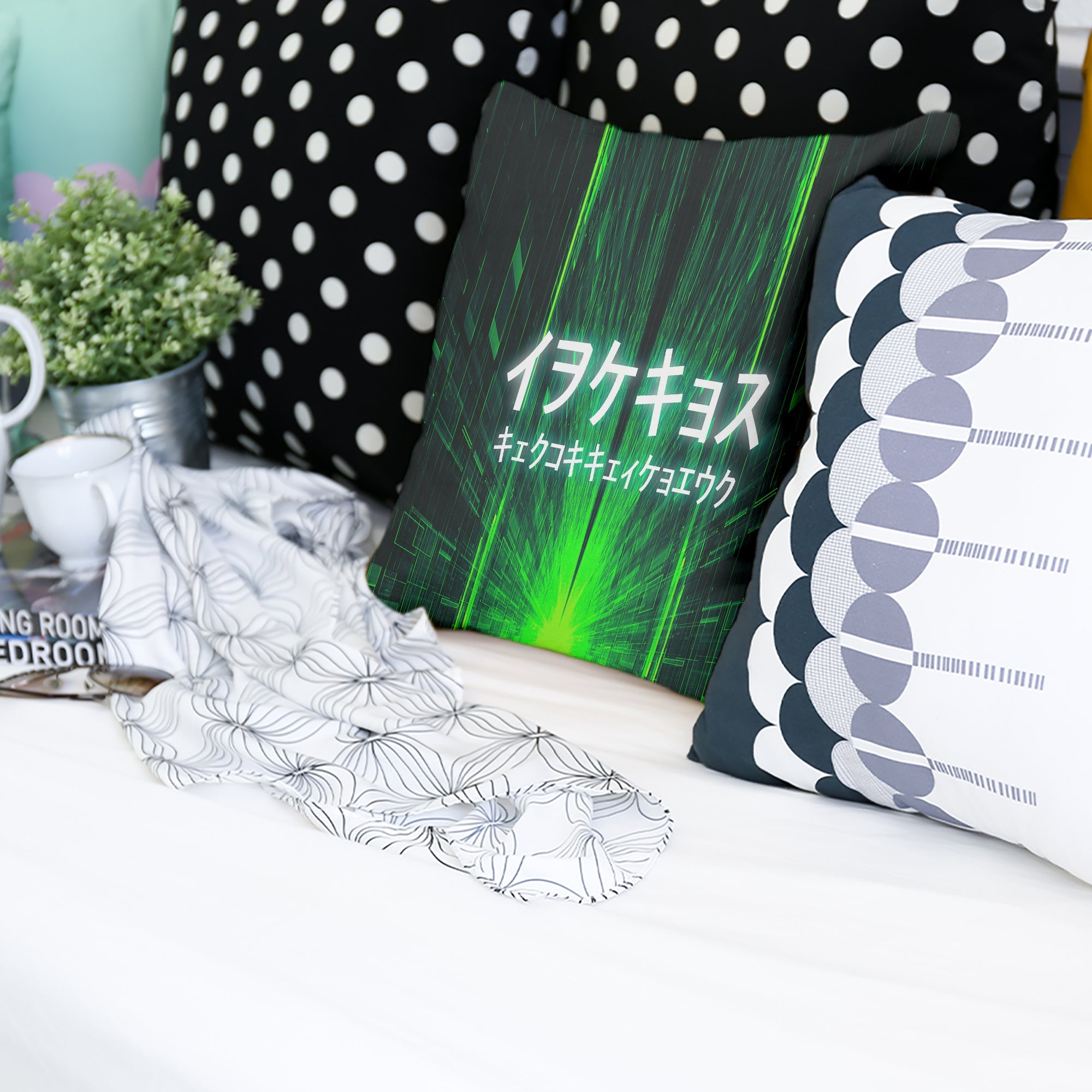 Cuscino per la salute con scritta cinese