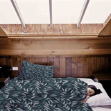 Therapiedekens beddengoedset met blauwe takken