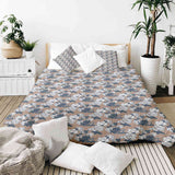Coperte terapeutiche con rivestimento in cotone con fiori