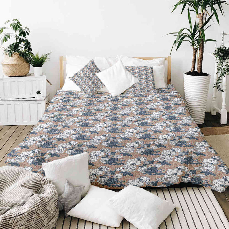 Coperte terapeutiche con rivestimento in cotone con fiori