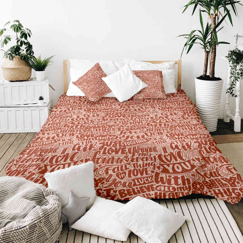 Set di biancheria da letto con coperta terapeutica Be Mine