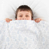 Therapy blanket and bedding set, delicate forest.