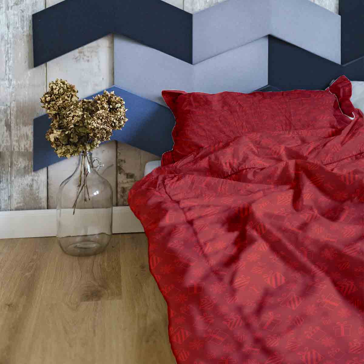 Set de ropa de cama con manta terapéutica rojo regalos