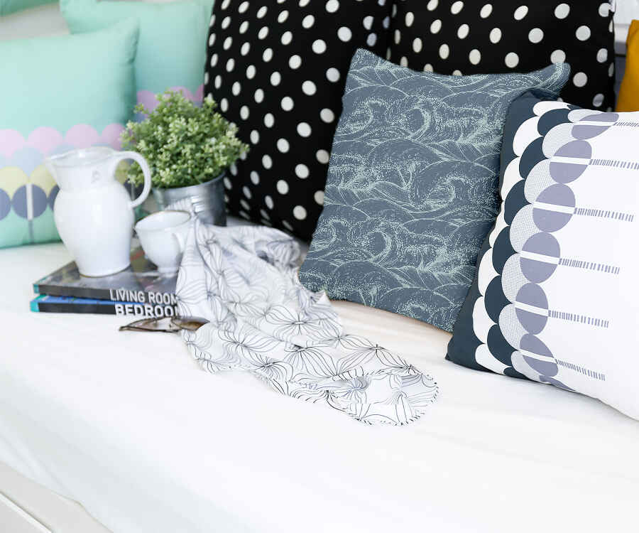 Almohada de salud Olas en el mar