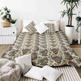 Therapy blankets and bedding set with colorful animal heads.