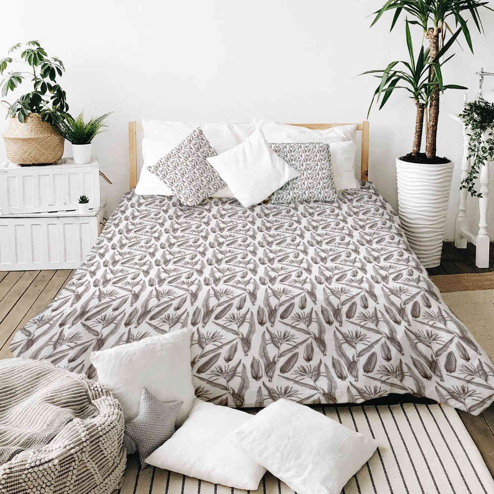 Coperta terapeutica originale - Rivestimento in cotone bianco con mais