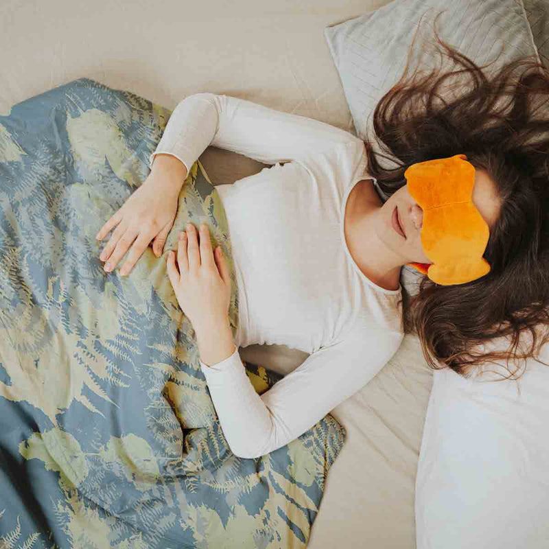 Set de ropa de cama con manta terapéutica bosque