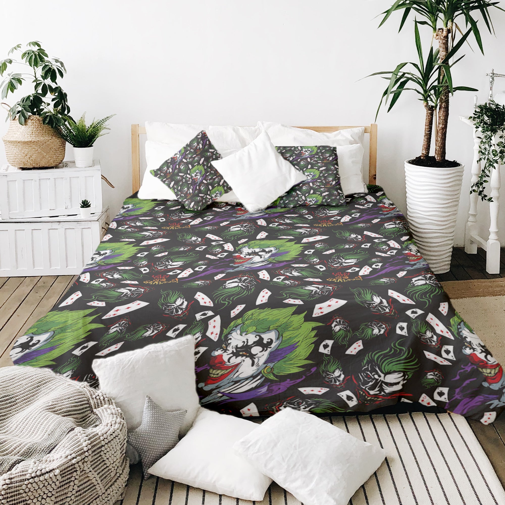 Originele therapiedeken - katoenen hoes bonte Joker