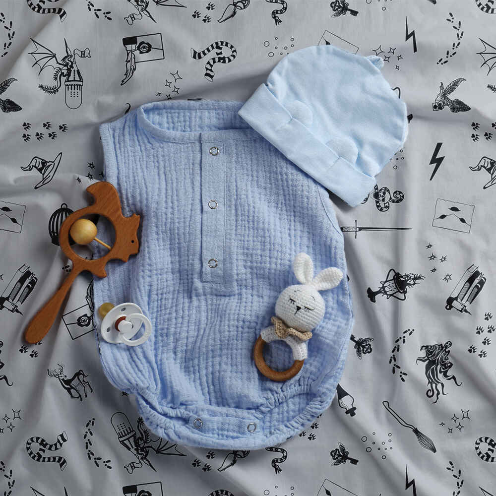 Therapy blankets bedding set gray magic