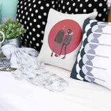 White health pillow with Spiderman