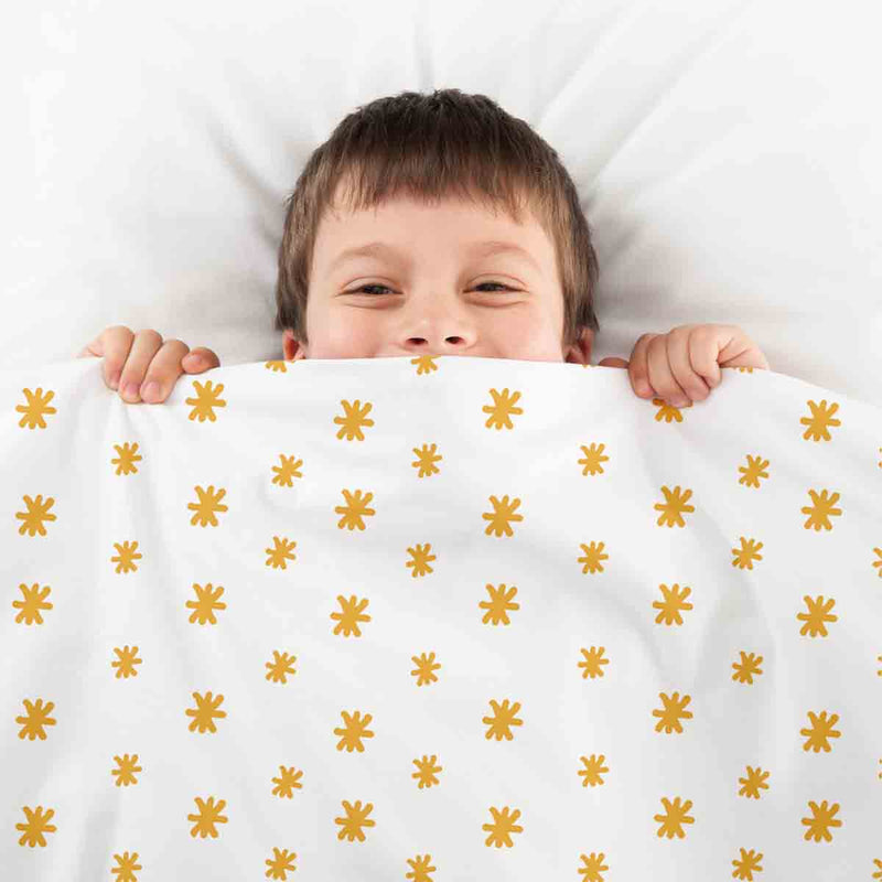 Therapy blankets bedding set yellow flowers
