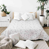 Therapy blankets bedding set grey with ivy