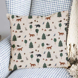 Health pillow forest animals